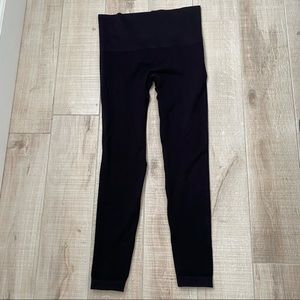 Spanx Sz L Look At Me Now Black Leggings